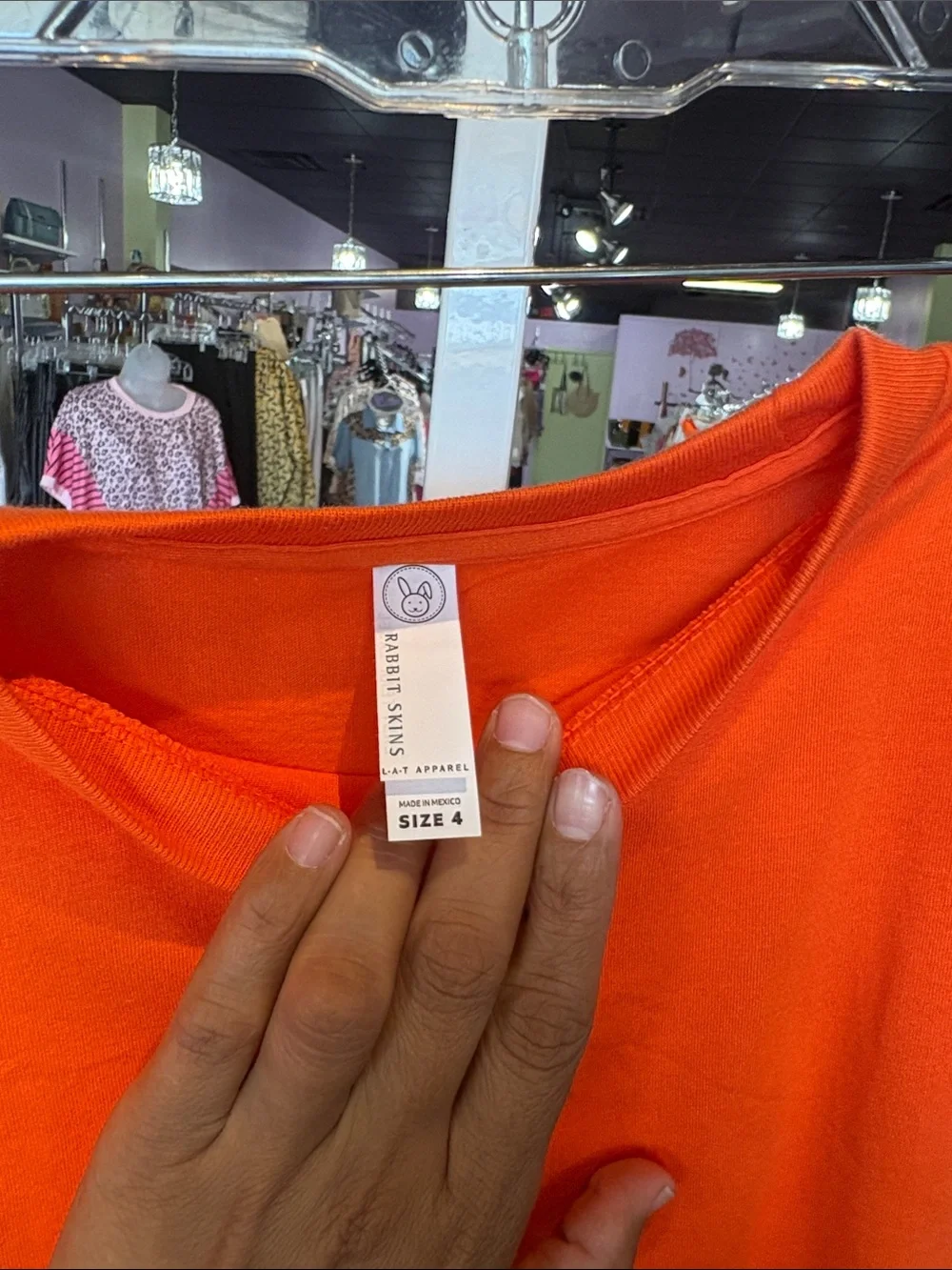 Women's Classic Crew Neck Tee - Orange